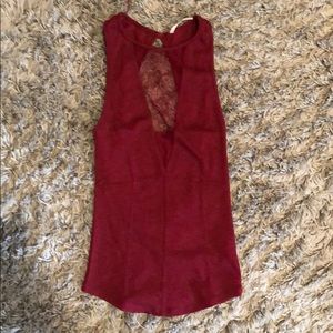 Free People maroon tank